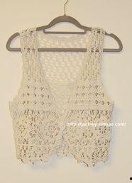 成人女式背心的钩针视频,打造时尚女式背心，跟随视频学技巧