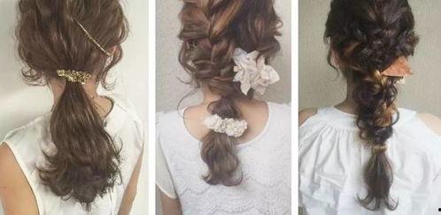 新年成人编发披发视频,优雅成人发型展示