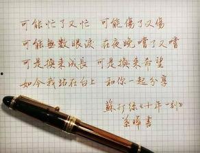 成人钢笔练写字视频教学,跟随视频教程，轻松掌握成人钢笔书写技巧